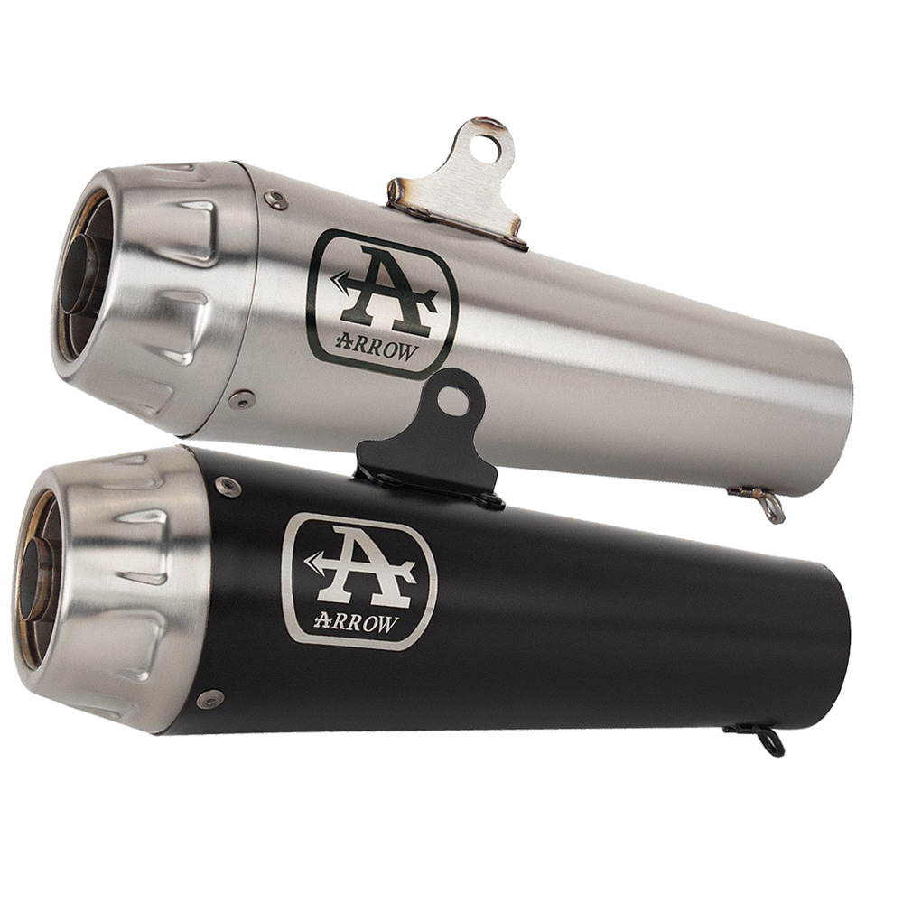 Motorcycle modified exhaust pipe ARROW Wrigley muffler back pressure tail section universal exhaust pipe CM500/vn650