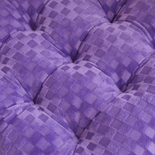 New-style pressed flower crystal velvet solid color living room chair cushion for students, home use chair with thick pad and hip protector cushion