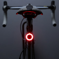 Cycling Equipment Accessory: Creative Rear Light with USB Charging Function for Mountain Bikes