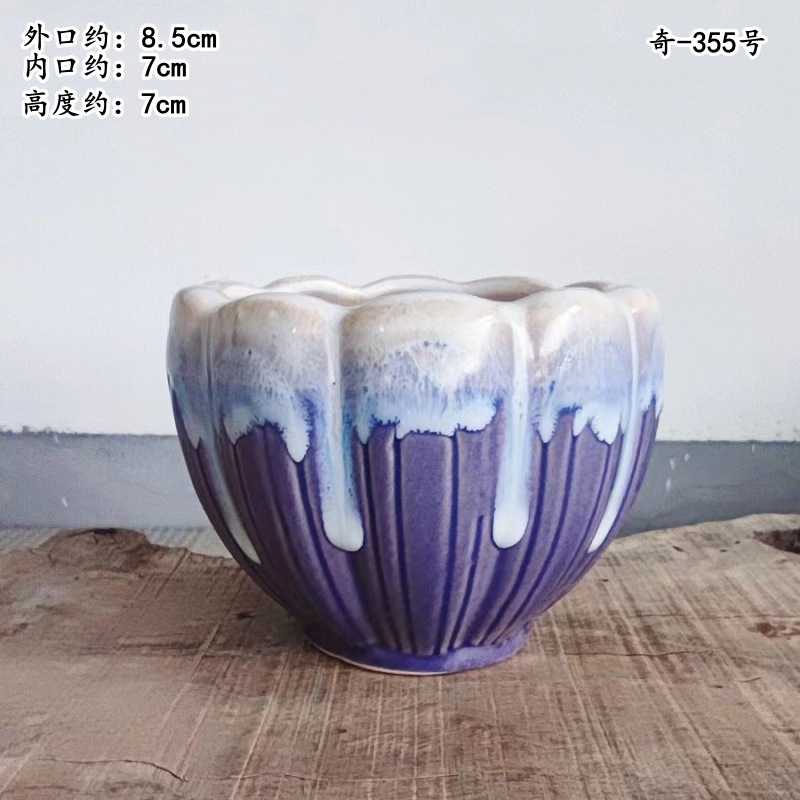 植木鉢の小さい新商品の缶のアイデアの磁器の缶の多い陶磁器の肉のミニ陶のレトロな家庭の陶磁器のたらいの園芸の太い新しいです。|undefined