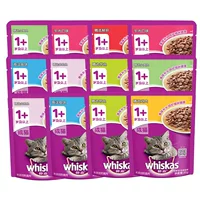 Weijia Adult Cat Fresh Pack, 12 упаковок, увлажняющий свежий герметичный пакет для влажного корма для кошек, закуски для кошек, основной продукт питания, консервированный корм для кошек Weijia Lizhi
