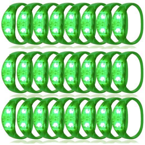 Christmas Halloween 24 Led Glow Bracelets Sound Activated
