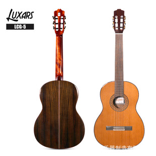 Classical Guitar 39inch Rounded Edge Veneer Guitar Manufacturer Wholesale Classical Guitar Glossy Red Pine Rosewood