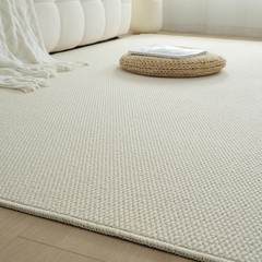 高級の軽くて豪華な純色は剣麻のじゅうたんの家庭の客間をまねて滑り止めの地面を敷きます。
