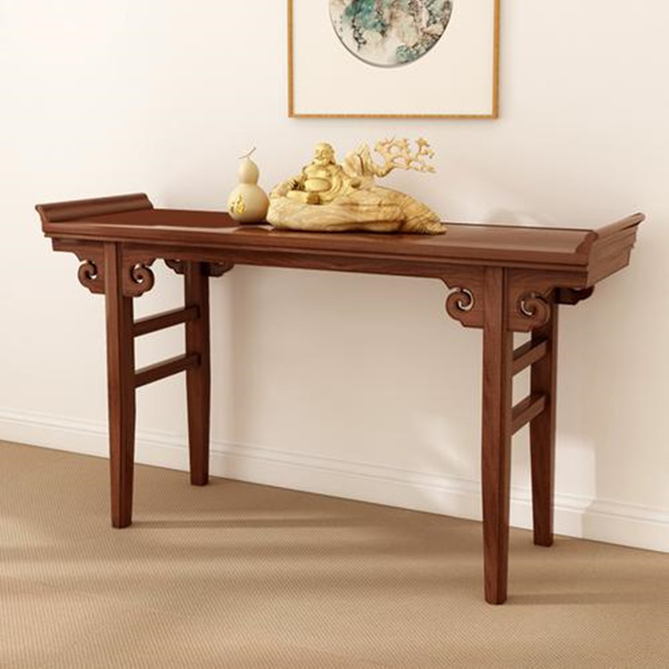 Buddha Table for Home Economical Old Elm Wood Table for God Table for God Table for Immortals Table for Living Room Entrance Display Table
