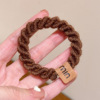 Elastic hair rope, high quality durable hair accessory, light luxury style, no hair damage