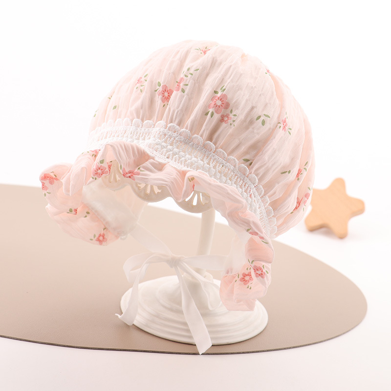 Sombrero para bebés primavera y otoño delgado coreano joven mes gorro de corte extranjero gorro de bebé recién nacido sombrero protector solar