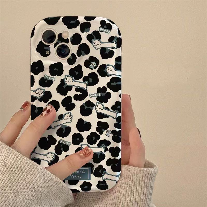 Funda para teléfono iphone16pro para cachorro de personalidad japonesa y coreana Apple 15/14/13promax nuevo 12/11
