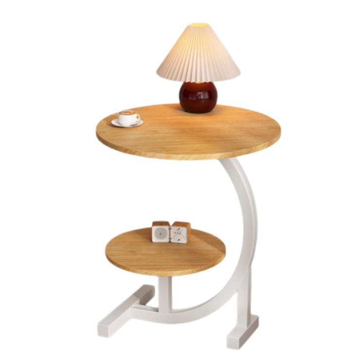 Mesa simple de cabecera de la cama sala de estar mesa de té estante de flores balcón estante de flores dormitorio al lado de la cama sofá