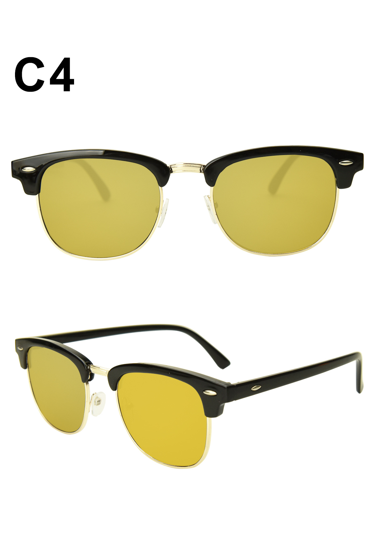Streetwear Solid Color Tac Oval Frame Full Frame Men's Sunglasses display picture 10
