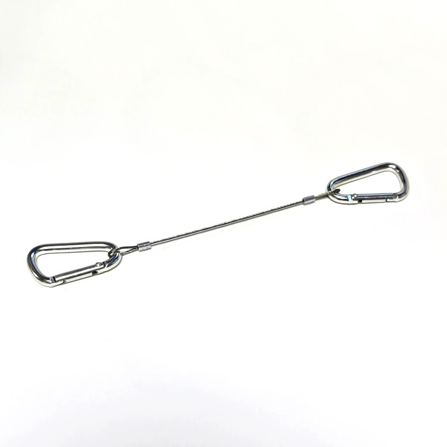 Steel wire, keychain with key