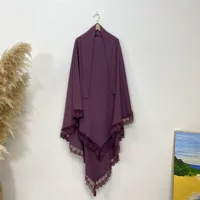 TikTok Temu AliExpress кросс-граничная мода Ближнего Востока мусульманский кружевной платок с вставками 2306