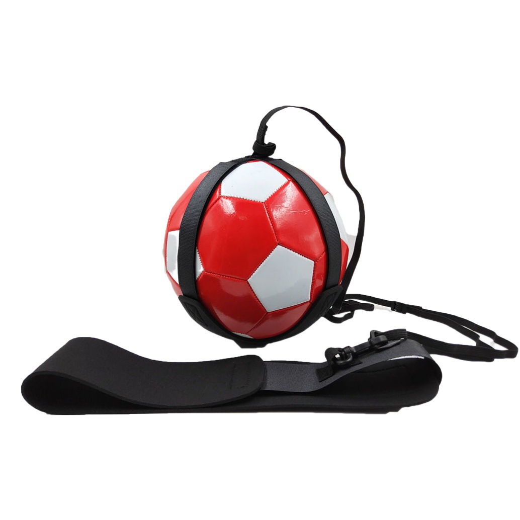 Venta caliente estudiantes de la escuela primaria y secundaria balón de fútbol con bolsa equipo de entrenamiento de fútbol paquete auxiliar swing Correa bolsa de bola