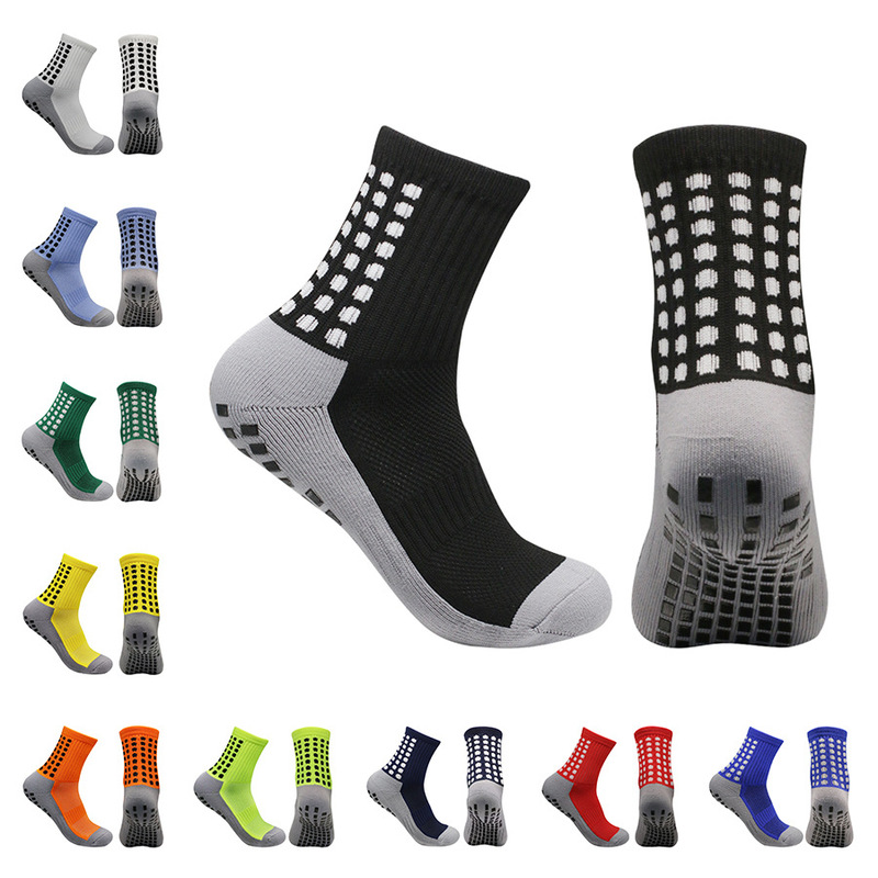 Amazon football socks adult men and women dispensing non-slip sports socks thickened towel bottom football socks yoga socks