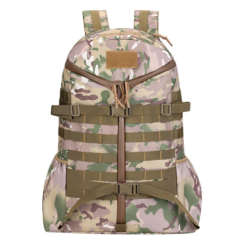 Cross-border Outdoor Tactical Backpack Men's and Women's Adventure Camping Mountaineering Hiking Bag Sports Leisure Travel Bag