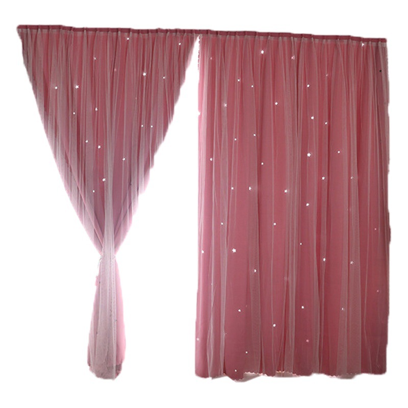 Cortina de Velcro dormitorio sombreado instalación sin punzón autoadhesiva cortina de sombrilla corta Comercio exterior envío gratuito entrega de una pieza