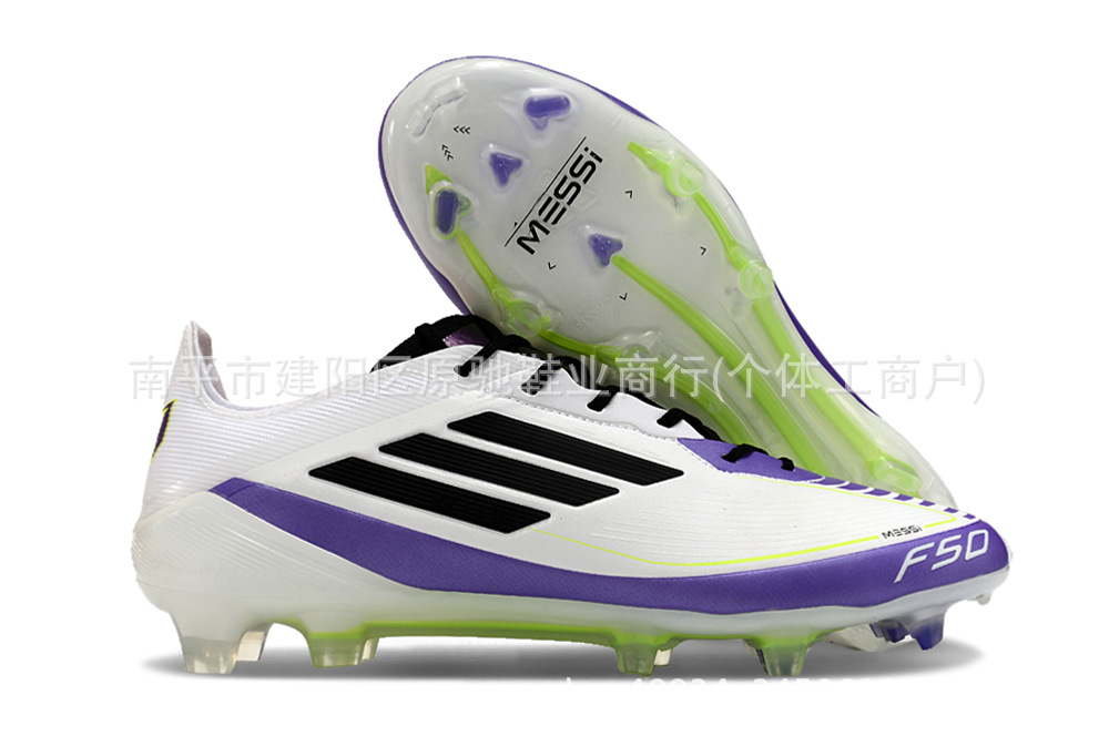 Fábrica de Putian al por mayor F50 zapatos de fútbol FG zapatos con lengua baja zapatos de fútbol hombres