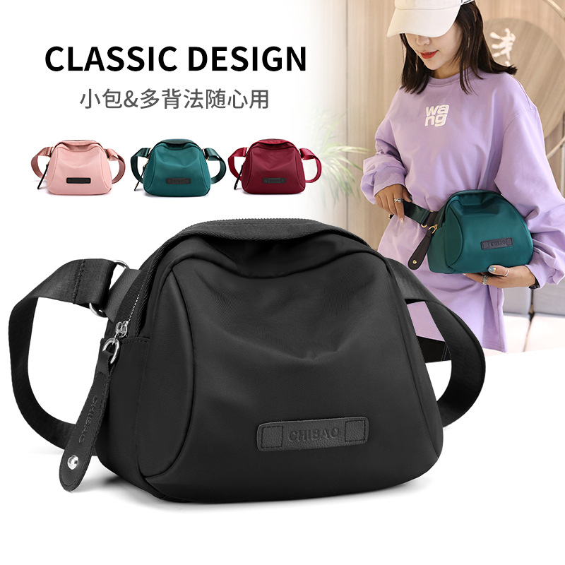 Nuevo bolso de hombro Chibao con diseño de concha colorido, bolso pequeño, versátil para todas las estaciones, bolso de hombro moderno y a la moda para mamá, bolso cruzado.