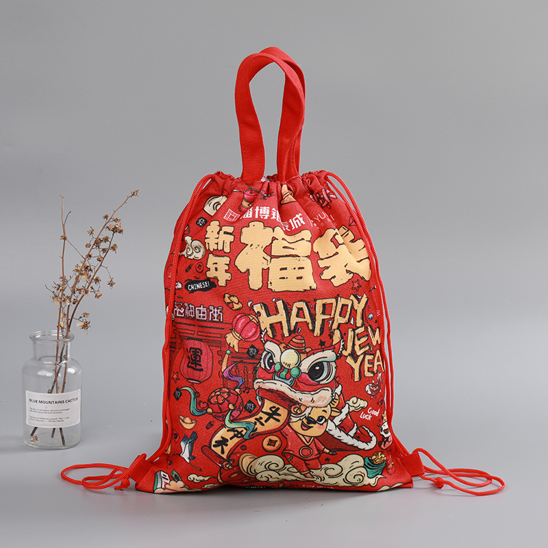 Logotipo publicitario hombro bolsa de almacenamiento ligera poliéster cordón bolsa de cordón ASA bolsa de la suerte impermeable de gran capacidad bolsa de regalo