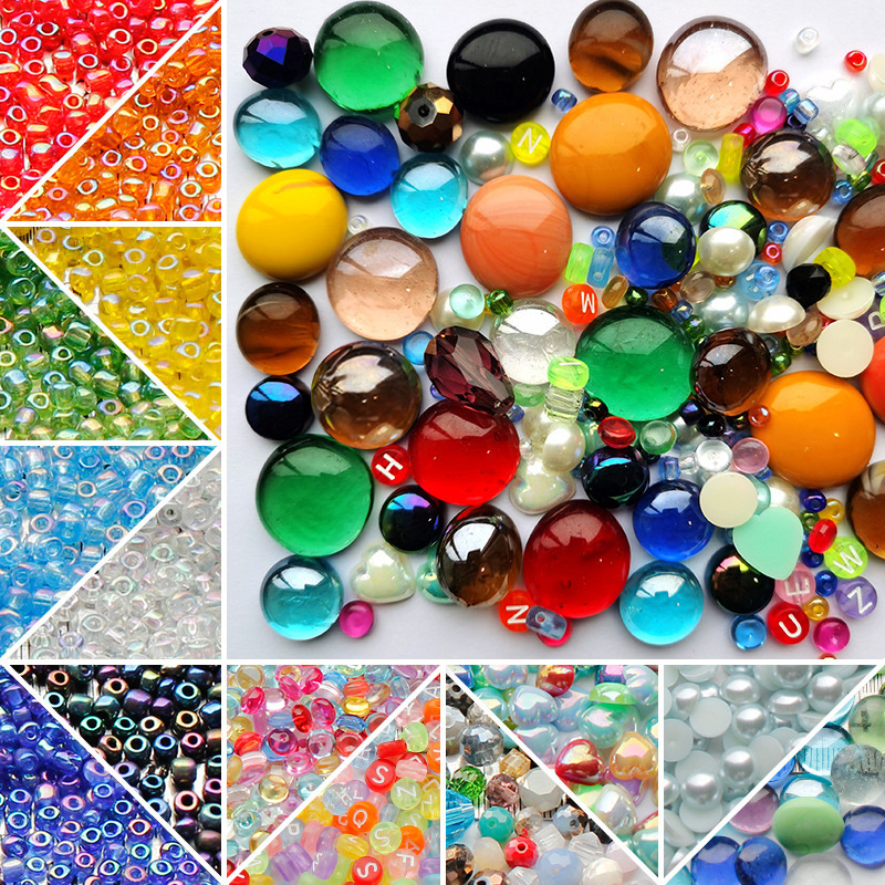 1kg diy colored beads transparent glass flat beads glass red blue small beads colorful rice beads mosaic 1kg diy colored beads transparent glass flat beads glass red blue small beads colorful rice beads mosaic
