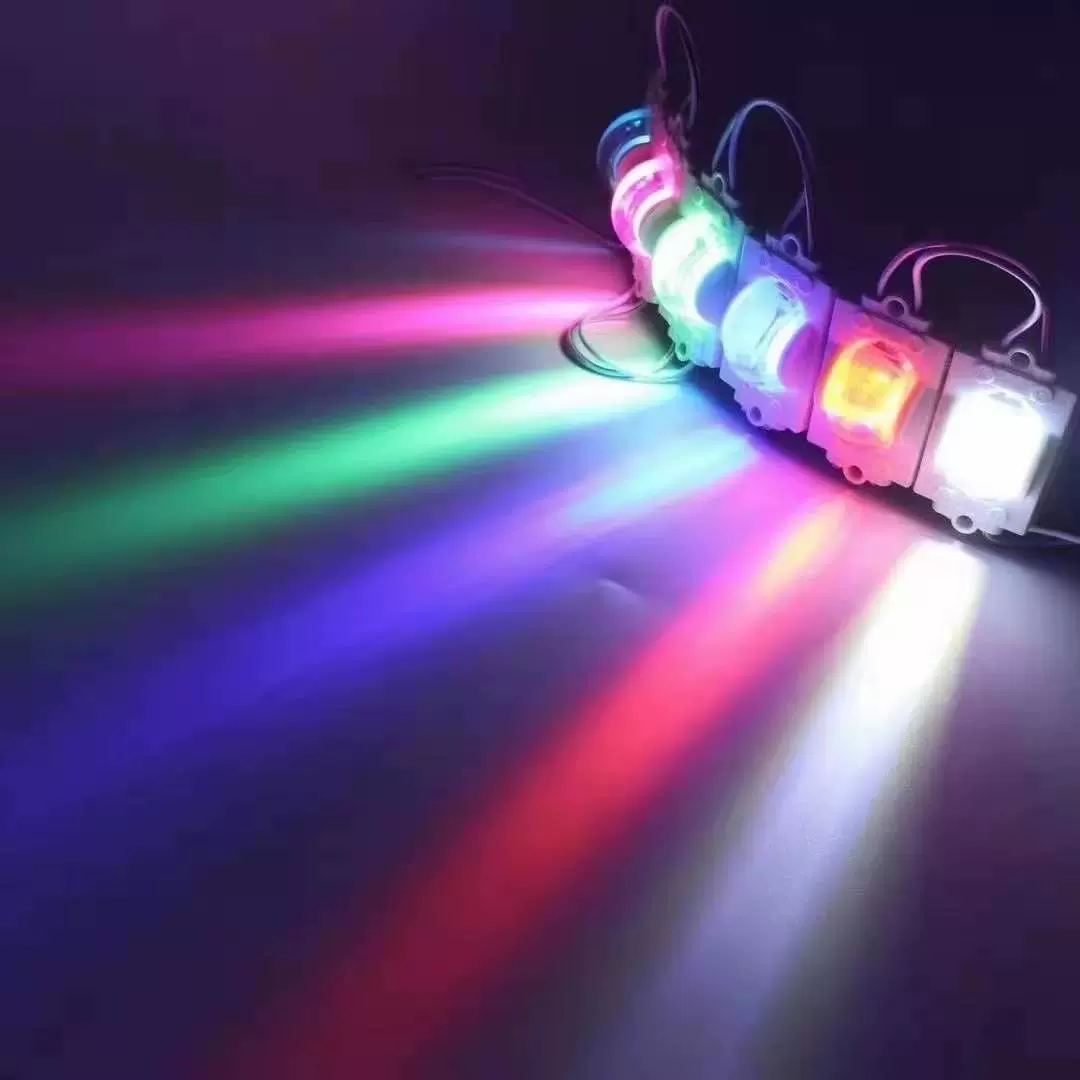 Светодиодный модуль литья под давлением RGB, автомобильная защита колесного арки, водонепроницаемая линза источника света, запчасти для авто, с подсветкой