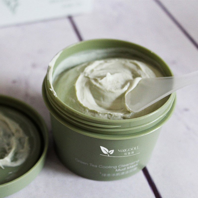 Stock Medelin Green Tea Ice Skin Cleansing Mud Mask 100g Moisturizing Repair Spread Mask Ice Cream Green Tea Clay
