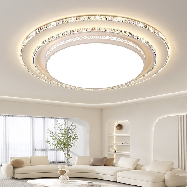 Modern and minimalistic ceiling light for living room