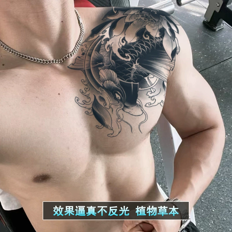 Herbal waterproof tattoo stickers for men and women, long-term effect