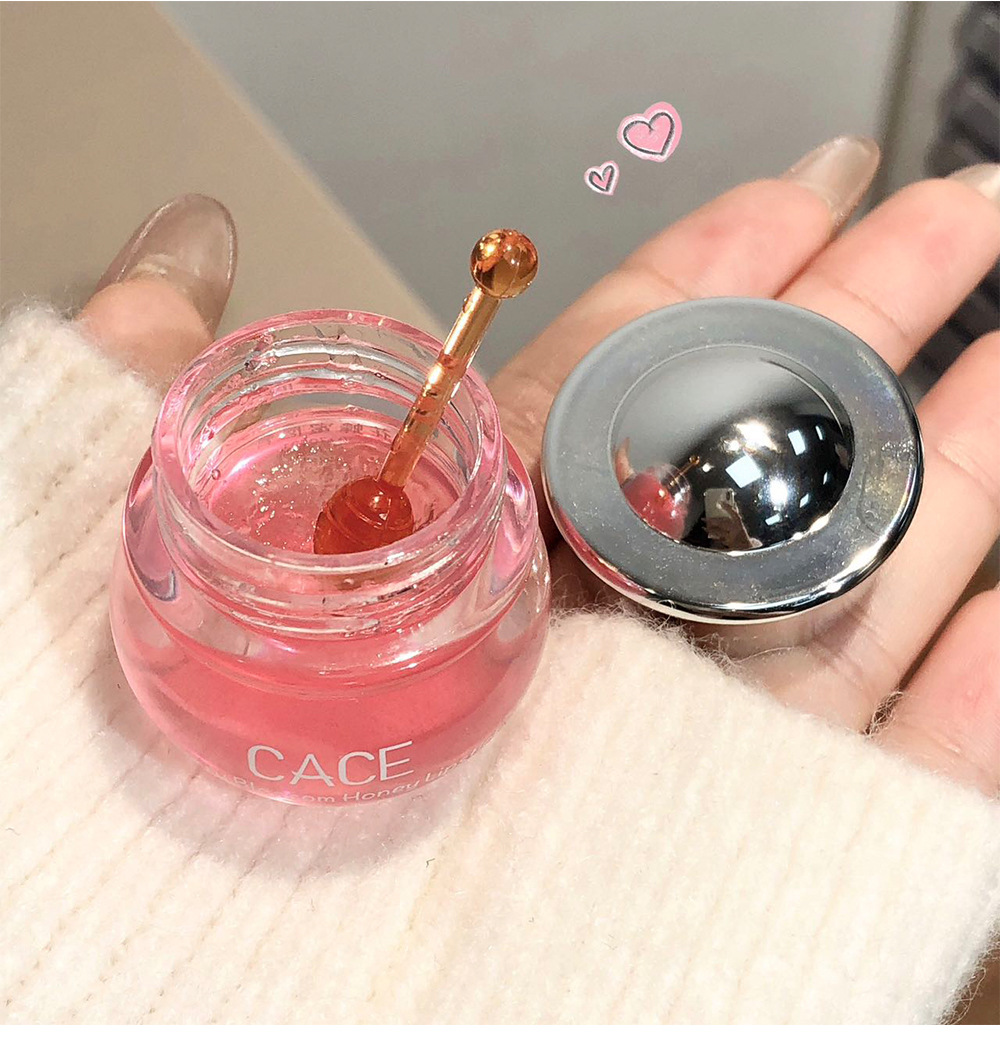 CACE Cherry Blossom Honey Lipstick Moisturizes and nourishes dry lips, repairs cracks, and makes lips rosy and plump. One-piece consignment wholesale undefined