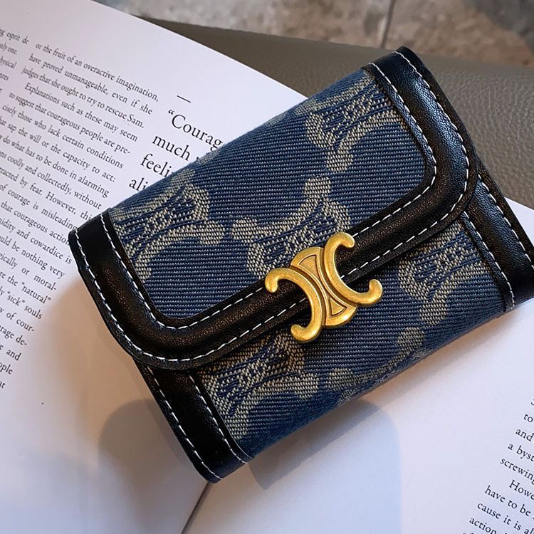 2023 nuevo titular de la tarjeta multi-tarjeta de la mujer pequeña ins estilo ultrafino exquisito lienzo de gama alta Internet celebridad titular de la tarjeta de moda