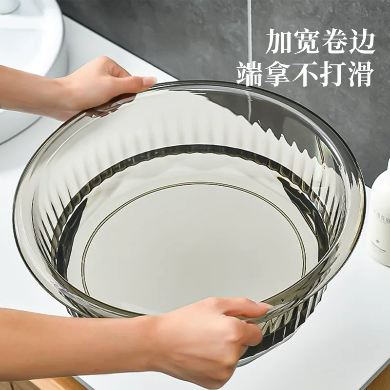 Big durable plastic washbasin for students, increased thickness