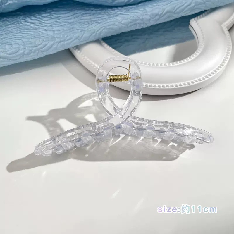 2023 nueva celebridad en línea horquilla clip de la Cabeza trasera clip de tiburón accesorios para el cabello de alta calidad agarre del pelo grande clip de pelo tocado