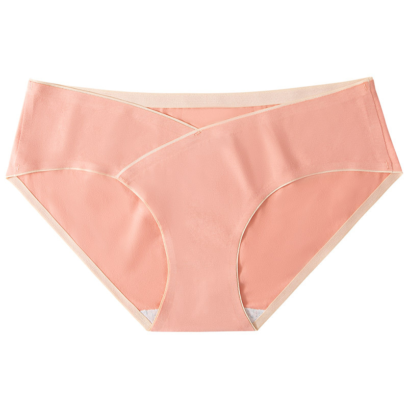 Ropa interior de las mujeres embarazadas verano fino algodón puro entrepierna embarazada temprano, medio y tarde posparto especial ropa interior de cintura baja sin costuras