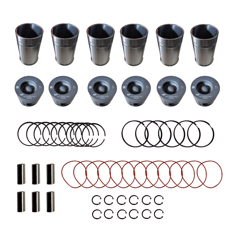 大连叉车8-10吨CPCD100配玉柴6B125发动机活塞组件六配套