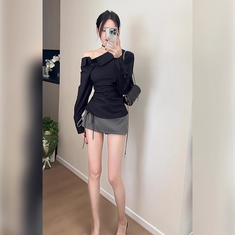 高级感御姐穿搭裙子套装2025新款秋季女装酷飒拽姐短裙两件套气质|undefined