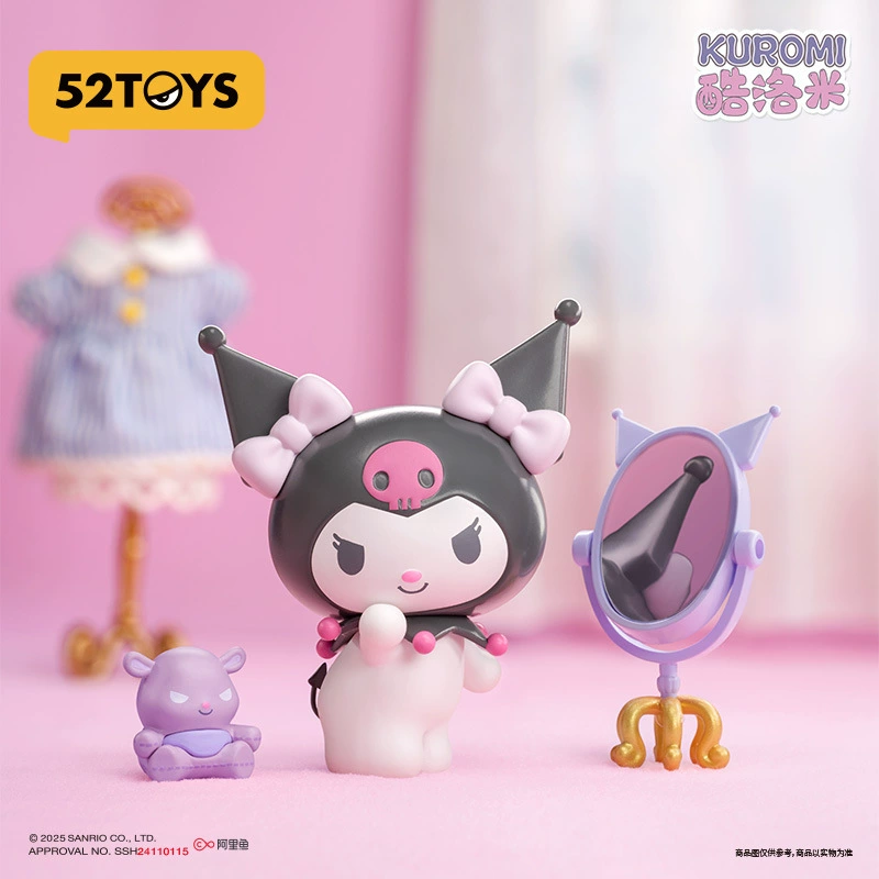 Подлинные 52TOYS Санрио Домашнее время серия Слепые коробки милые украшения стильные подарки куклы фигуры и периферия