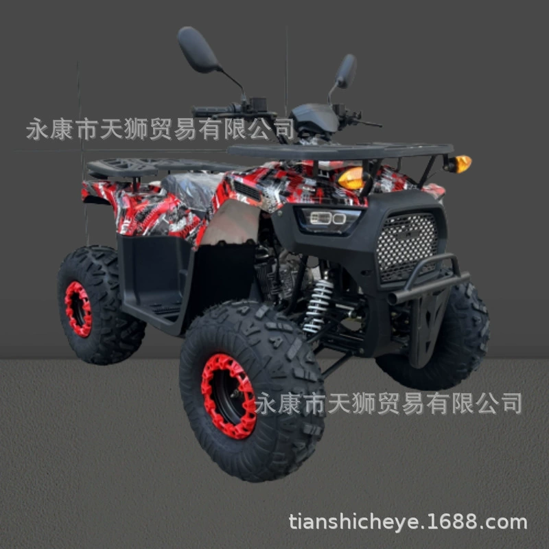 ATV 125 см³ бензиновый квадроцикл, 4 колеса, внедорожный пляжный, бак 4 л, грузоподъёмность 140 кг