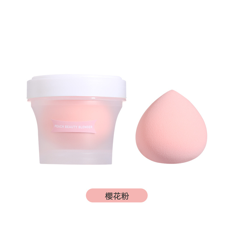 水蜜桃美妝蛋桃子化妝海綿粉撲彩妝工具氣墊BB水果系列柔軟不吃粉