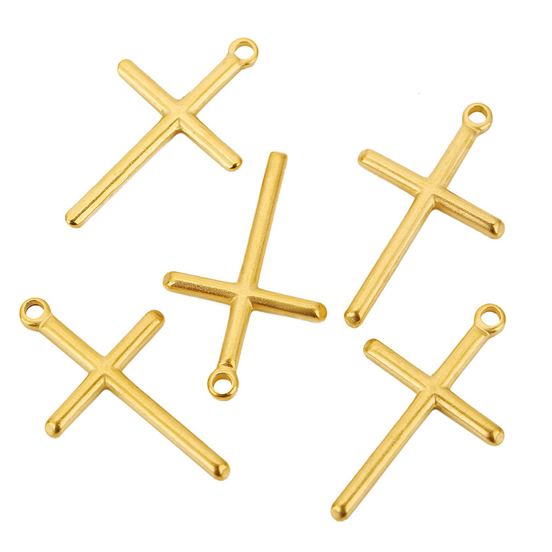 5 PCS/Package Quantity 5 PCS/Package 12*20mm 13 * 21mm 14.5*22mm Hole 2~2.9mm 304 Stainless Steel Cross Pendant