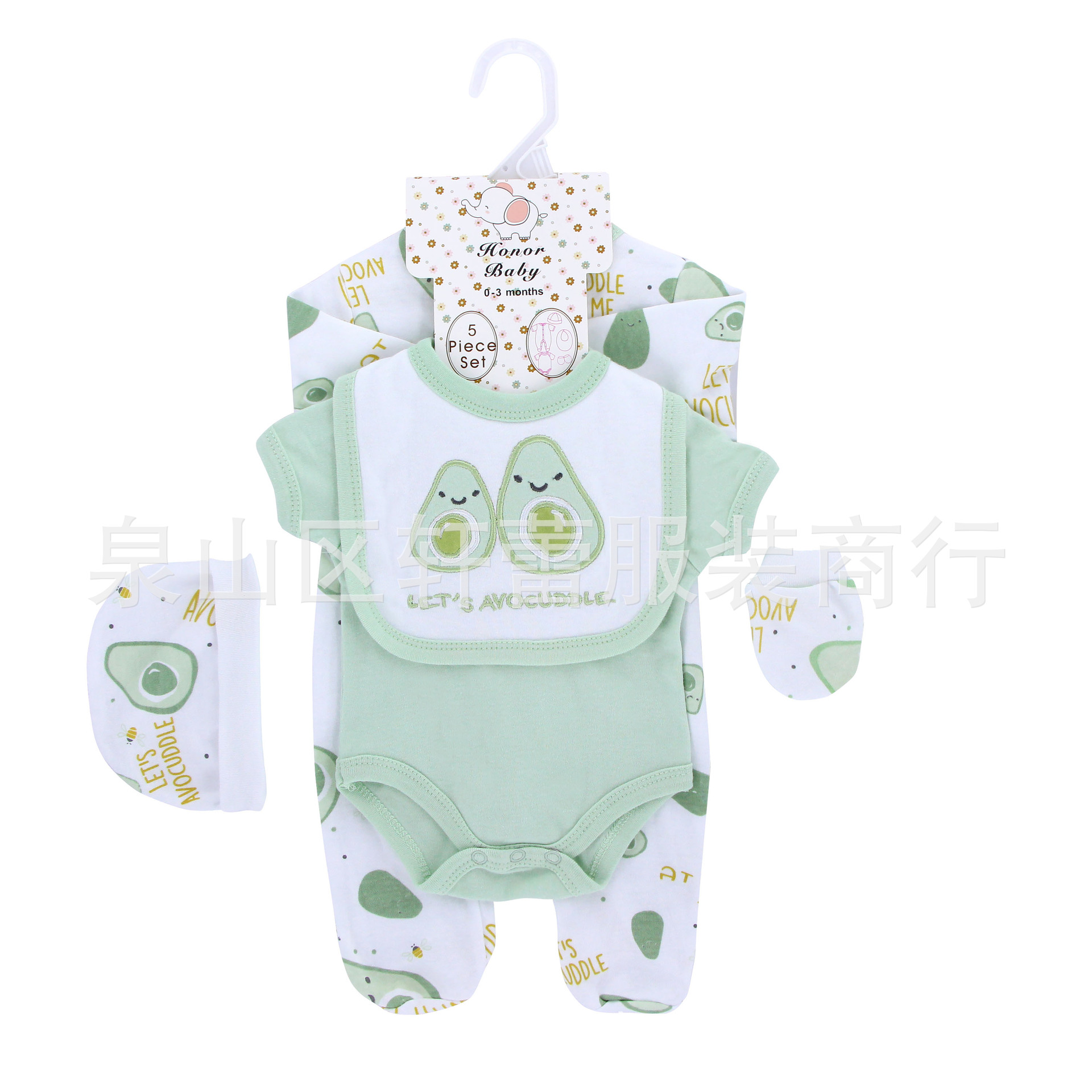 Conjunto de ropa para recién nacido, pelele de algodón puro, mono para bebé, ropa de bebé, ropa infantil transfronteriza europea y americana