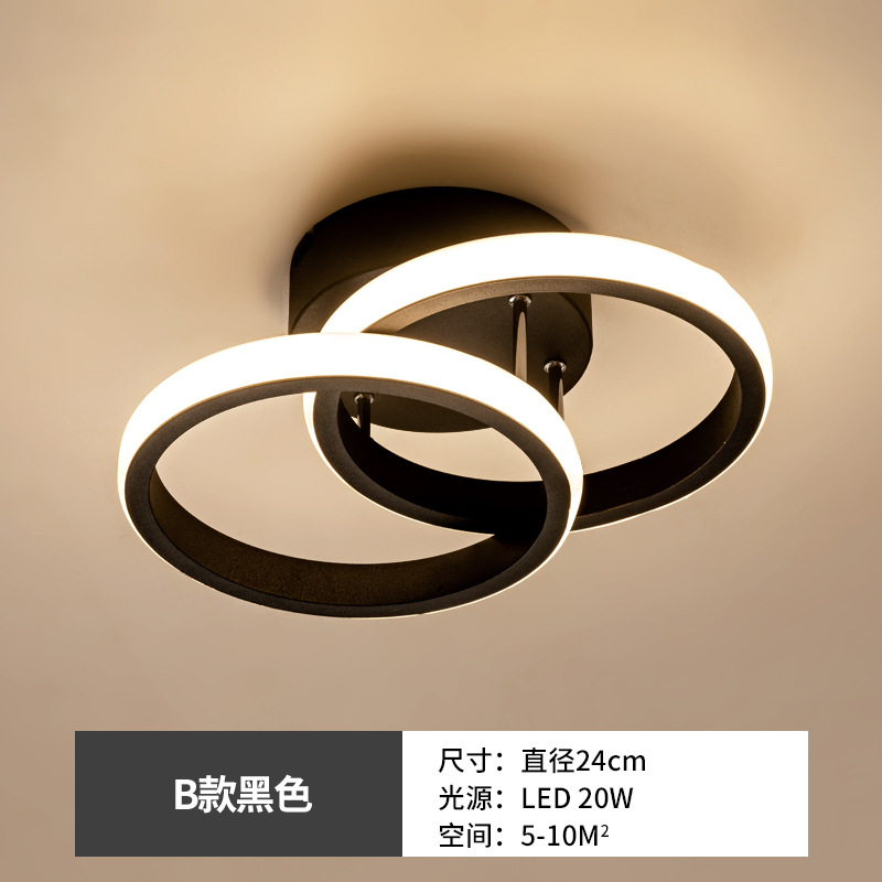 Cuerpo humano inducción entrada luz pasillo luz escaleras guardarropa balcón luz de techo moderno minimalista