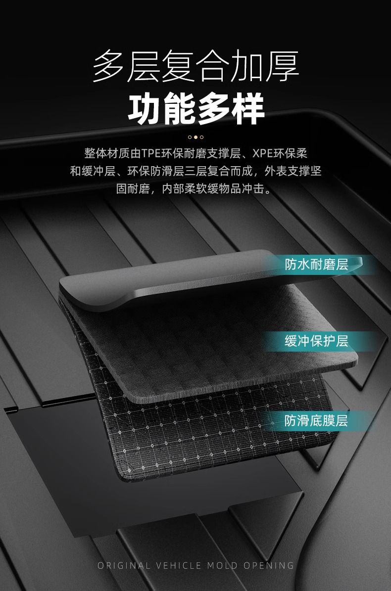 Applicable to Volkswagen Ling Du L Trunk Mat TPE Encloses 25 Cool 24 Trunk Mat Interior Decoration
