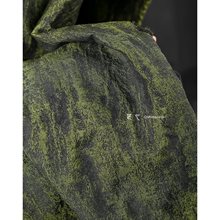 青苔绿鎏黑人棉肌理提花布 复古立体肌理挺括外套服装设计师面料