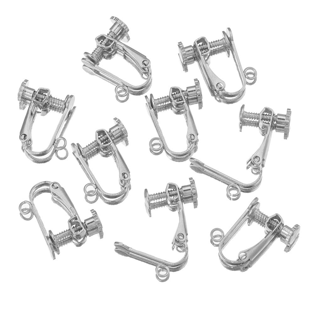 10 PCS/Package Stainless Steel U Shape Ear Clip-Accessories Simple Style display picture 4