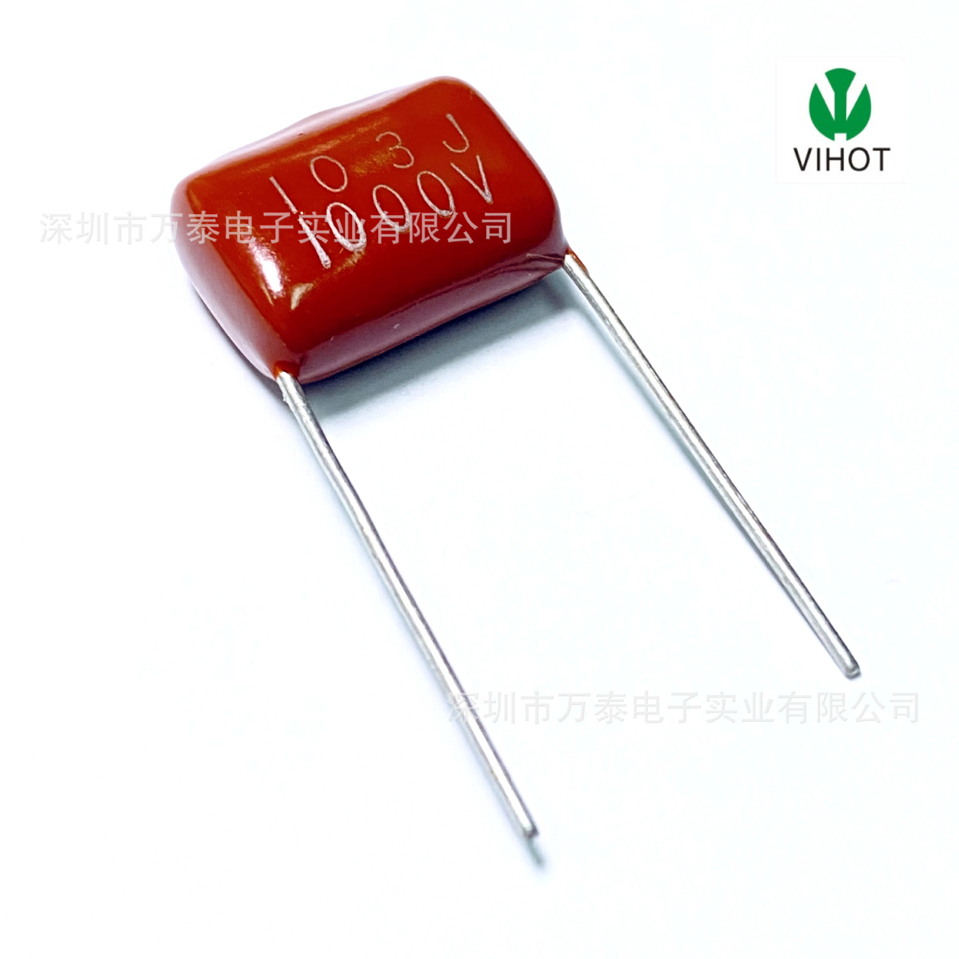 CBB电容 1000V103J 10nF 0.01u 聚丙烯膜 阻容降压 脚巨15mm