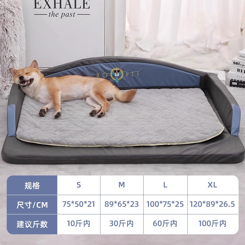 Cama de perros de cuatro estaciones, cama de perros de gran tamaño, dorado, labrador, artículos para mascotas, sofá de invierno, calentamiento corky