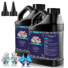 跨境代工贴牌透明uv胶diy珠宝饰品材料无影胶紫外线固化uv树脂胶
