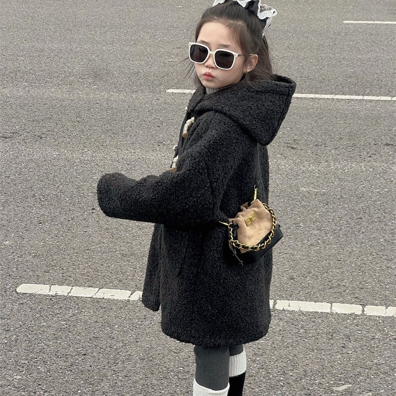 Bolsa de hombro de moda coreana para niños y niñas, bolsas de cadena de mini bolsas para bebés, bolsas de cuerda de extracción nuevas
