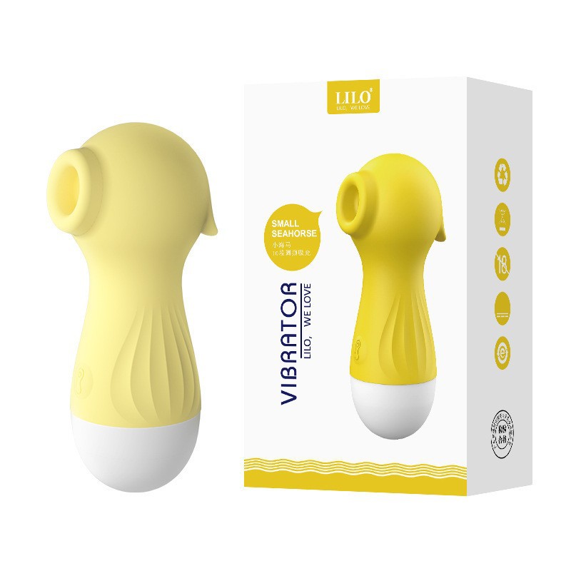 Liquidación: Vibrador LILO Shell de 7 Frecuencias, Varita de Amor LILO, Vibrador Seahorse, Juguete Sexual para Adultos