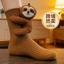 �羳��ƷAnimal Socks���￨ͨ�m��ż�}�Q�ذ��m��й���ë�q�m��